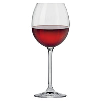 1 x RAW Customer Returns Krosno Glasses Red Wine Glass Set of 6 350ML Venice Collection Ideal for the home, restaurant, parties and receptions Dishwasher safe - RRP €35.99