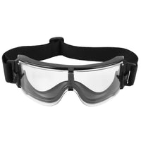 1 x RAW Customer Returns Tbest Safety Glasses, Wind Protection Tactical Glasses Anti-fog Glasses Tactics Sunglasses Cycling Shooting Eye Protection Sunglasses Clear  - RRP €22.9