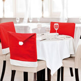 1 x RAW Customer Returns YKKJ 6 pieces Christmas chair covers, Christmas chair covers decoration, for decorations at home, restaurant, coffee shop or Christmas holidays. - RRP €36.0