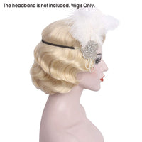 1 x RAW Customer Returns STfantasy Black 20s Finger Wave Wigs 1920s Flapper Hair for Women Women 1920s Cosplay Costume Halloween Party Daily Wear - RRP €28.22