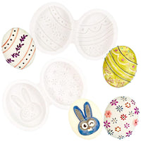 5 x Brand New YGCHEN Easter Silicone Mold Easter Eggs Silicone Molds Easter Bunny Fondant Mold Cake Decoration Chocolate Mold Silicone Cookie Mold Easter DIY Set Easter Party Decoration 2 Pieces  - RRP €102.0