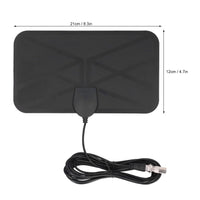 1 x RAW Customer Returns Digital TV Antenna Indoor Terrestrial Antenna 4K 1080P HD Gain 25DBI Adhesive Mount Antenna KJ 036 with 360 Reception Angle - RRP €13.06