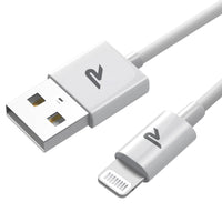 1 x RAW Customer Returns RAMPOW iPhone charging cable, Lightning cable - Apple MFi certified iPhone charging cable compatible with iPhone 13 13 Pro 13 mini 13 Pro Max 12 12 Mini 12 Pro 12 Pro Max 11 XR XS X 8-2m white - RRP €10.99