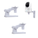 1 x RAW Customer Returns Wall Mount Compatible with Eufy Security Indoor Cam E220 P24 P22, Eufycam 2c 2 Surveillance Camera, 2 Pack Adjustable Wall Mount Camera Bracket, White - RRP €24.0