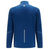 1 x RAW Customer Returns time to run long-sleeved thermal running shirt, quick-dry functional shirt top for men with zip at the neckline and ONE pocket ideal for fitness sports XXL air blue - RRP €23.09