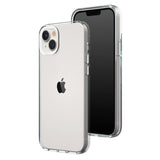 1 x RAW Customer Returns RhinoShield Crystal Clear Case compatible with iPhone 14 Plus Advanced yellowing resistance, high transparency, customizable and transparent protective case - white camera ring - RRP €37.99