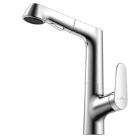 1 x RAW Customer Returns Auralum kitchen faucet, kitchen faucet with extendable shower, 360 rotating kitchen faucet, kitchen mixer tap with two water jet types, single lever sink faucet for kitchen - RRP €59.99