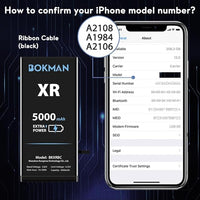 1 x RAW Customer Returns bokman Battery for iPhone 11, High Capacity Increased with 5000 mAh Polymer Lithium Battery Replacement with Repair Kit - RRP €25.96