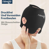 1 x RAW Customer Returns NEWGO Mask Hat Relief Cap Migraine Mask Cooling Cap Headache Relief Stretchable Headache Cold Therapy Sleep Mask, Heady Mask for Puffy Eyes Stress Relief Black  - RRP €18.14