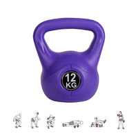 1 x RAW Customer Returns 12 kg Russian weight. Concrete Kettlebell Weight with Ergonomic Handle. Kettlebell Dumbbell for Muscle Training at Home and Gym. - RRP €35.27