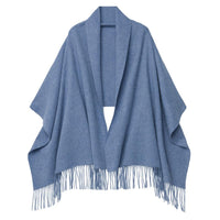 1 x RAW Customer Returns CLELLA Women s Cashmere Scarf with Tassels Soft Large Blanket Scarf Reusable Purple  - RRP €40.13