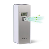 1 x RAW Customer Returns AIKE fragrance dispenser automatic for commercial use, flexible programmable, stainless steel finish, suitable for Glade air fresheners, refill cans and batteries not included - RRP €25.99