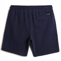 2 x Brand New MaaMgic men s shorts thin sweatshorts jogging pants cotton fitness pants casual training pants with inseam 18 cm, navy blue, S - RRP €46.66