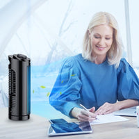 6 x RAW Customer Returns Grelife Tower Fan with 70 Oscillation, Portable Small Bladeless for Home Office Desktop in Bedroom - RRP €299.94