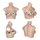 1 x RAW Customer Returns KUMIHO Silicone Breast Forms Fake Breasts Artificial Breasts For Crossdresser Transgender Mastectomy Drag Queen Seventh Generation CE Cup - RRP €219.0