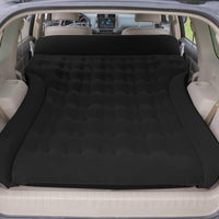 1 x RAW Customer Returns Vinteky air mattress inflatable bed for car, inflatable pillow, multifunctional car seats with air pump and pillow for vehicle SUV for picnic, travel on car L black  - RRP €70.54