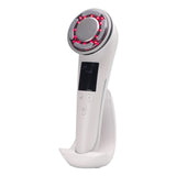 1 x Brand New RUIZHI Facial Massager, 3 LED RF Light Therapy Facial Beauty Machine, Ultrasonic Vibration Rides Removal Skin Tightening EMS Hot Cool Pulse Mode Care Beauty Device - RRP €18.0