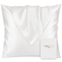 1 x RAW Customer Returns Joyhabit silk pillowcase 80x80, 100 organic mulberry silk from natural, beige, soft and breathable for skin protection, freedom from sweat when sleeping - RRP €42.99