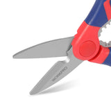 1 x RAW Customer Returns WORKPRO 2 in 1 electrician s scissors, cable scissors, universal scissors, multi-function scissors with wire stripper, 152MM, universal scissors made of stainless steel - RRP €13.93