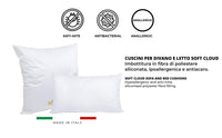 1 x RAW Customer Returns GM Soft Cloud Bed Cushion 40x145 Sleeping Pillow 1 piece cover 100 fresh hypoallergenic and breathable cotton Made in Italy - RRP €25.46