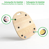 1 x RAW Customer Returns Siegvoll sliding board for Thermomix TM6 TM5 made of wood, glider effortless moving rolling board, accessories for Thermomix TM6 TM5 - RRP €31.99