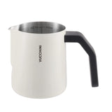 20 x Brand New Vucchini Milk Jug, Stainless Steel, 14oz 400ml, Cream, Foaming Jug, for Latte Art Espresso Machine Accessories - RRP €302.4