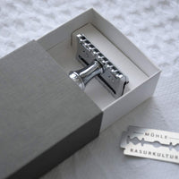 1 x RAW Customer Returns Muhle Safety Razor, Chrome Plated Metal - 1 Piece - RRP €34.16