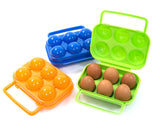 2 x Brand New CMLLING 3pcs Portale Egg Storage Box Outdoor Picnic Foldable Egg Box Holder - RRP €40.8