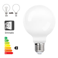 1 x RAW Customer Returns ENUOTEK Dimmable E27 LED Light Bulb 8W Natural White 4000K 870Lm G95 LED Light Bulb Large Globe Filament Lamps, Edison Screw E27 LED Bulb, Equivalent to a 80W Incandescent Bulb, No Dark Area Pack of 3 - RRP €23.7