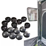 1 x RAW Customer Returns YUCKMZ 8 Pieces Lamp Mounting Kit AC0320 Compatible with Kampa Dometic Limpet Fix System for Caravan Camper Camper - RRP €28.8