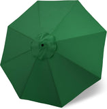 1 x RAW Customer Returns BEST FREE Umbrella Fabric 8 Ribs 3 Meters Green Color. Umbrella Replacement 8 Ribs 3 Meters Resistant and Thick. Umbrella Replacement 3m 8 Rods For Terrace Umbrellas. - RRP €39.99