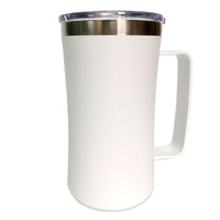 1 x RAW Customer Returns OrgMemory Large Coffee Mug, Thermal Mug with Lid, 560 ml, Stainless Steel Coffee Mug for Cold and Warm Green  - RRP €18.14