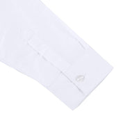 1 x RAW Customer Returns BIENZOE Girls School Uniform Long Sleeves White Blouse XL - RRP €22.46