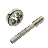 1 x RAW Customer Returns M13 1.25 Silver HSS Metric Tap and Die Set Thread Cutter and Round Thread Die Right Handed HSS Taper. - RRP €20.52