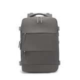 1 x RAW Customer Returns Kono Travel Backpack 42x30x20 cm - Cabin Luggage for Airplane, Laptop Bag, Small Waterproof Carry-on Luggage for Outdoor Leisure and Hiking Grey  - RRP €43.99