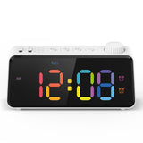 1 x RAW Customer Returns ANJANK Digital Alarm Clock Radio for Bedroom, 2 Day Weekend Alarm Clock, 6.5 Large Color Display for Kids and Teens, Dimmable Brightness from 0 to 100 , USB Charging Port - RRP €22.8