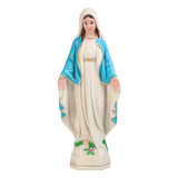 1 x RAW Customer Returns F Fityle Decorative Statues, Virgin Mary Saint Statuette, Catholic Gift for Religious and Home Decoration, Collectible Figurines for Birthday,Blue Coat, 15cm - RRP €19.2