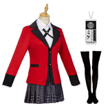 1 x RAW Customer Returns Formemory Yumeko Jabami Cosplay Costume Jabami Yumeko Cosplay Outfit Uniform Set 6 Pieces Yomozuki Runa Cosplay Anime School Uniform Halloween Manga Coat Jabami Yumeko, L  - RRP €33.26