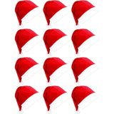 2 x RAW Customer Returns VFZILH Christmas Hat Pack of 12 Santa Hats Adult Santa Hats for Children Baby Christmas Hats Multipack Large Quantity Santa Hat Set Adult Christmas Hat - RRP €22.18