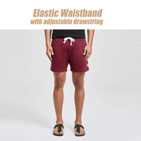 27 x Brand New MaaMgic Men s Pajama Shorts Casual Shorts Athletic Sports Shorts for Jogger Length - 14 CM, Burgundy, XL - RRP €615.6