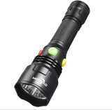 1 x RAW Customer Returns Color Flashlight, 4 in 1 Multicolor Flashlight, 1000 Lumen IPX6 Waterproof Magnetic Flashlights, 9 Mode LED Flashlight with White Red Green Blue Light, for Hunting, Hiking, Fishing - RRP €18.36