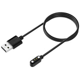 1 x RAW Customer Returns TiMOVO USB charging cable compatible with YAMAY VeryFitPro SW021 SW01 Willful SW023 SW025 Letsfit ID205L Letscom ID205S ID216 Umidigi Uwatch 3 Uwatch GT, magnetic 1M charger charging station, black - RRP €7.03