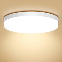 1 x RAW Customer Returns Ouyulong LED ceiling light, 36W 3000K 4250LM ceiling lamp LED for bedroom, living room, kitchen, hallway, balcony, dining room, warm white ceiling light, 23cm  - RRP €17.14