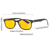 1 x RAW Customer Returns Suertree Blue Light Glasses 95 Anti-Blue Light Reading Glasses Yellow Glasses UV Protection Computer Glasses Game Glasses for PC 1.5X BM163 - RRP €20.16