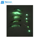 10 x Brand New Senven Artificial Shrimp Bait, Fishing Lures, Fishing Lures Form Luminous Bionic Shrimp for Outdoor Fishing, Soft Lures, with Hook Fishing Hook - RRP €94.0