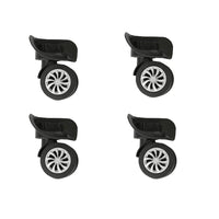 1 x RAW Customer Returns Pack of 4 luggage suitcase replacement, suitcase wheel replacement, suitcase replacement wheels, strong and wear-resistant, radian 55 , suitable for most plastic suitcases no screws  - RRP €21.17