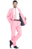 1 x RAW Customer Returns U LOOK UGLY TODAY Men s Christmas Party Costume Fashion Regular Fit Party Costume Solid Color Light Pink XXL - RRP €51.99