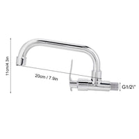 1 x RAW Customer Returns G1 2 inch kitchen sink faucet, high pressure kitchen faucet, stainless steel kitchen faucet, kitchen faucet 360 swivel for kitchen bar sink LQ-3093 20cm  - RRP €24.0