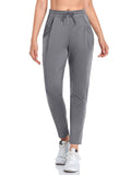 1 x Brand New VUTRU Women s Winter Thermal Sports Pants Joggers Sweatpants with Pocket for Running Fitness Yoga Gray L - RRP €28.99