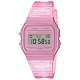 1 x RAW Customer Returns Casio ladies digital quartz watch with resin strap F-91WS-4EF, pink - RRP €29.33